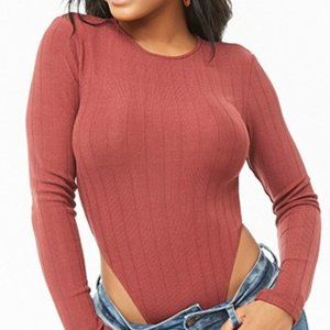 FOREVER 21 | Women’s Ribbed Knit Thong Bodysuit